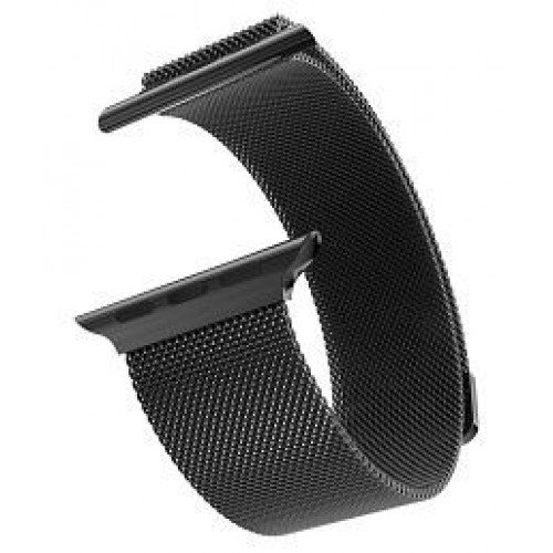 Apple Watch Metal Wrist Belt Black - 42-44-45mm